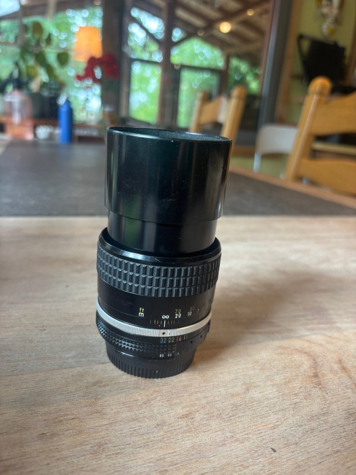 Nikon Nikkor 135mm f3.5, Enlèvement, Utilisé, Mise au point manuelle, Monture Nikon F
