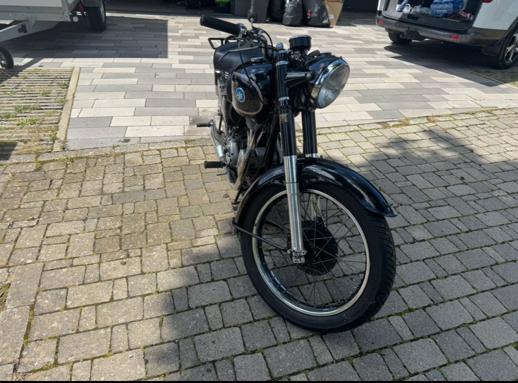 AJS 350cc uit 1953, Motoren, Ophalen, Gebruikt