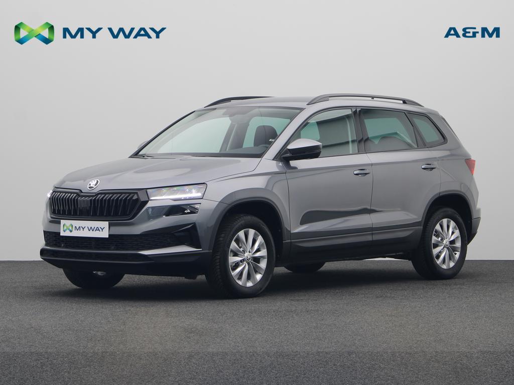 Skoda Karoq Karoq 1.0 TSI Clever, Auto's, Skoda, Karoq, Handgeschakeld, Zilver of Grijs, https://public.car-pass.be/vhr/a19dbee5-b885-45f4-a396-cae891d0f206