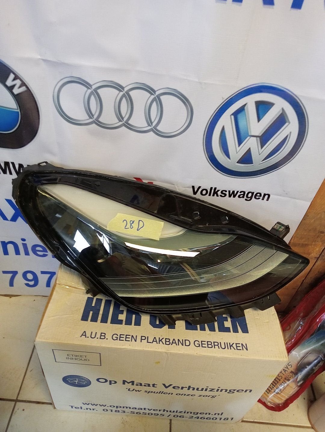 Tesla Model 3 VOLLED Facelift VOLLED Koplamp Rechts, Gebruikt, -, Overige automerken, -