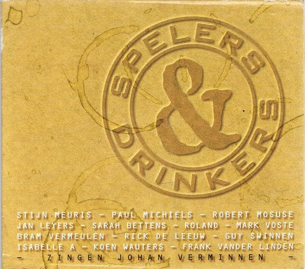 Spelers & Drinkers (zingen Johan Verminnen), Ophalen of Verzenden