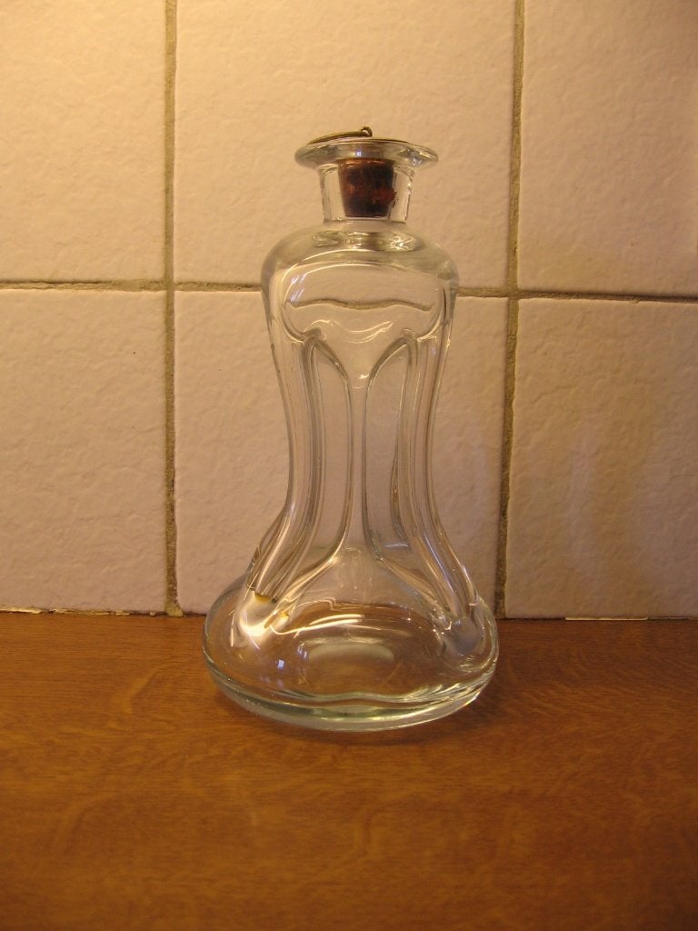 unieke hand geblazen karaf Kutrolf , Denemarken van +- 1974, Ophalen