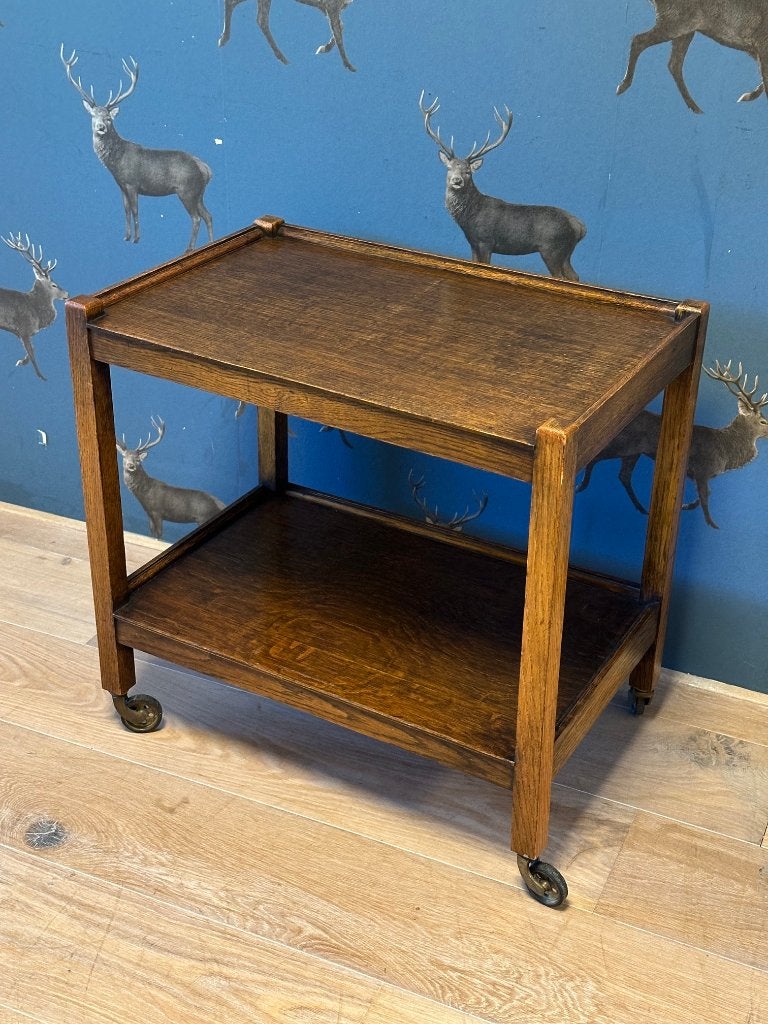 Antieke eiken trolley, Enlèvement ou Envoi