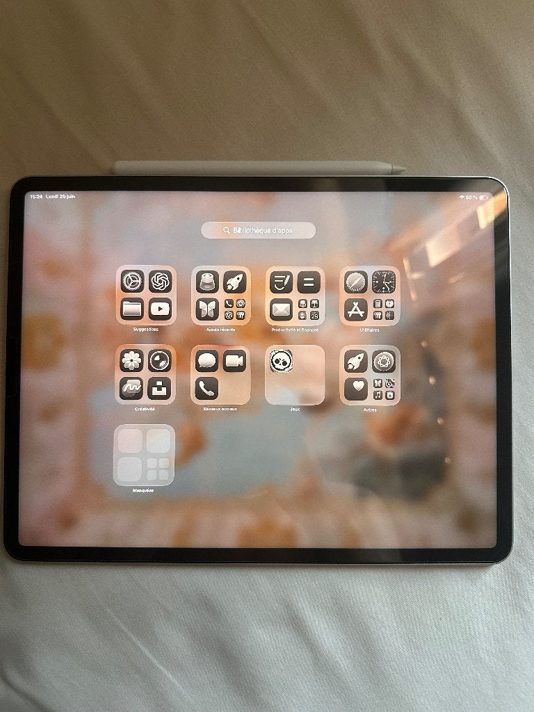 iPad Pro 12.9" (2021) - Spacegrijs + Apple Pencil, Ophalen, Gebruikt, 12 inch, Apple iPad Pro