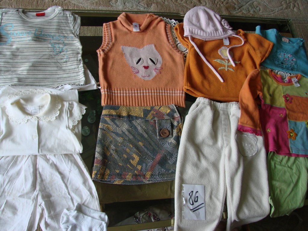 groot pakket baby meisjes kleding maat 86 -1 jaar, Enlèvement, Utilisé, Fille, Costume