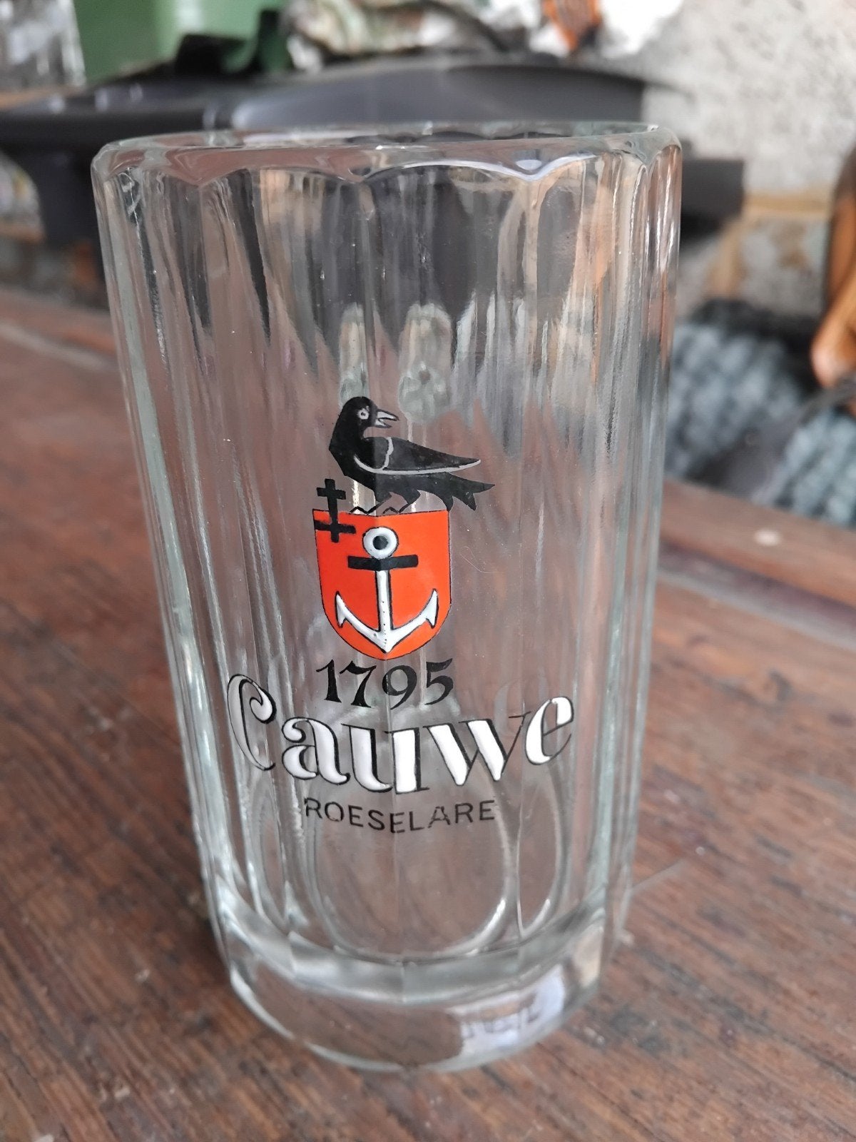 Bierpot emaille lauwe roeselare, Ophalen