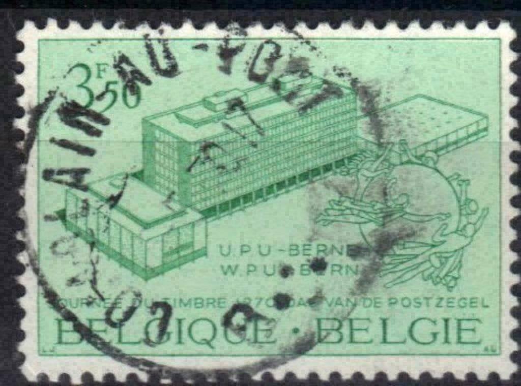 Belgique 1970 - Yvert/OBP 1529 - Journée du timbre (ST), Envoi, Affranchi, Oblitéré