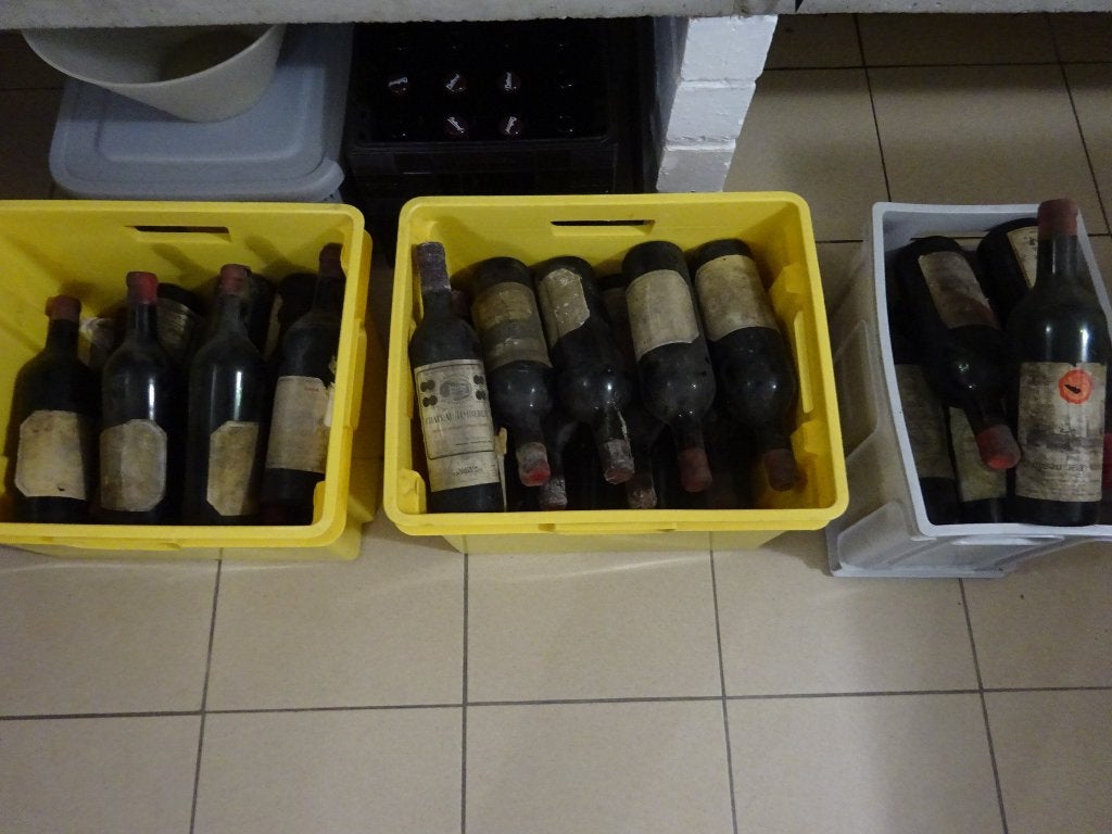 lot oude wijnen 1964, Verzamelen, Wijnen, Ophalen, Frankrijk, Rode wijn