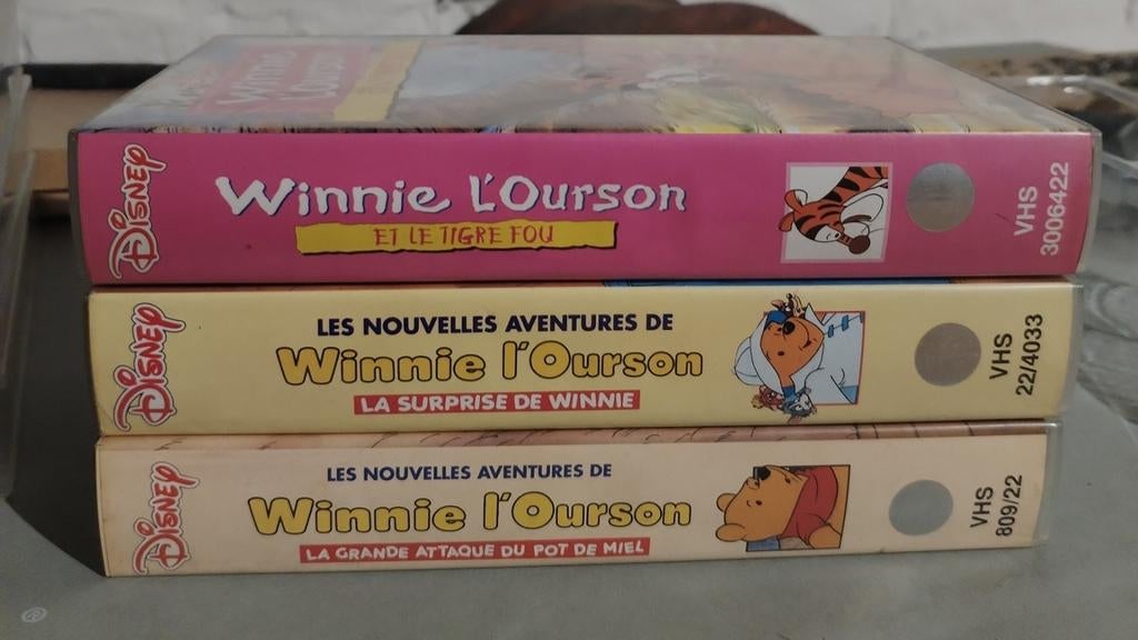 VHS Disney Winnie l'ourson, CD & DVD, Enlèvement, Comme neuf, Dessin animé