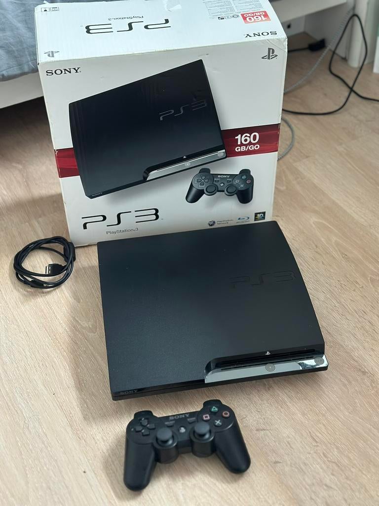 PlayStation 3 firmware 3.50, Avec disque dur, Enlèvement ou Envoi, Avec 1 manette, Comme neuf