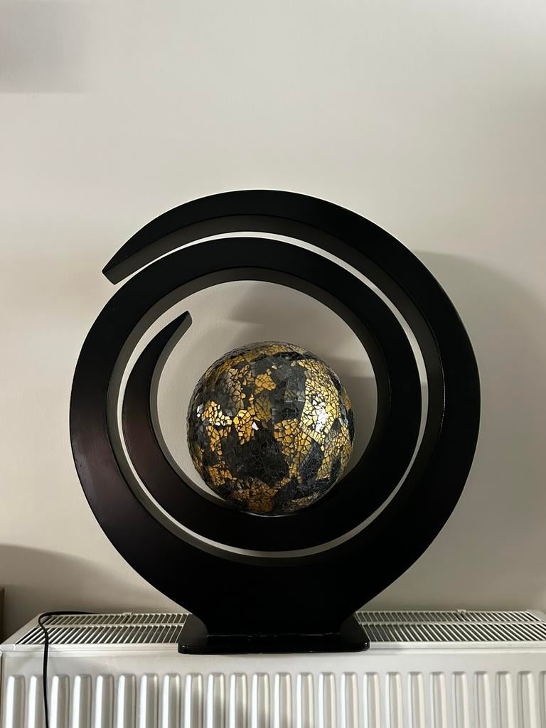 Sfeerlamp, Ophalen, Zo goed als nieuw, Glas, 50 tot 75 cm