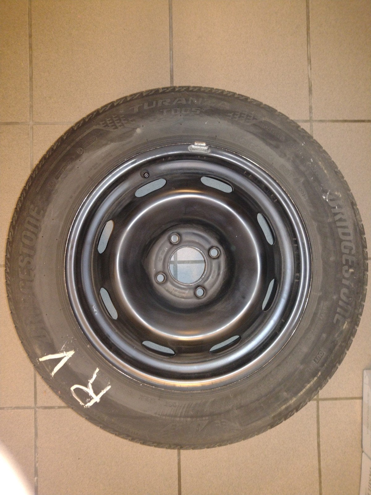 'Set 4 banden 185/65/R15 op stalen velg (citroen C3)'., Enlèvement