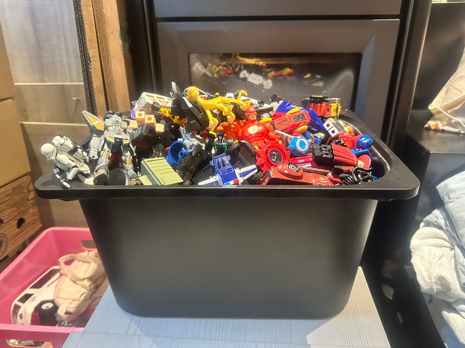 Jongensspeelgoed auto’s, actie figuren, roblox, transformers, Enlèvement, Comme neuf