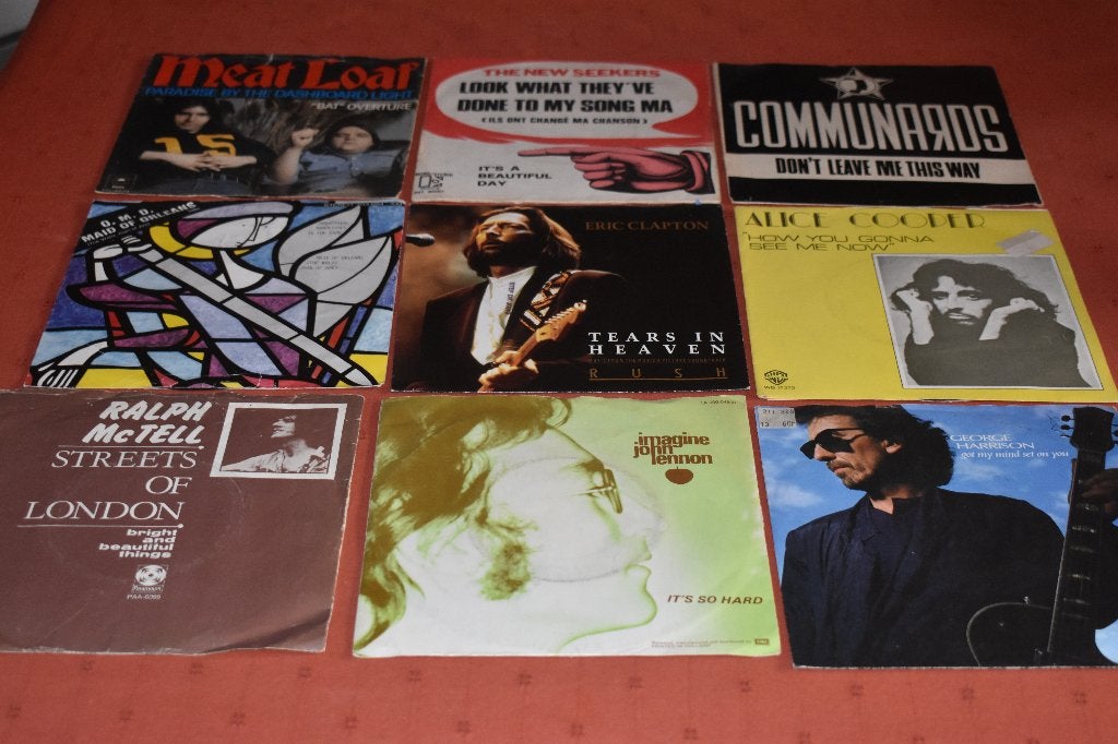 45t's alle genres  van A tot Z : interesse ??, Cd's en Dvd's, Ophalen of Verzenden, Zo goed als nieuw, 7 inch, Overige typen