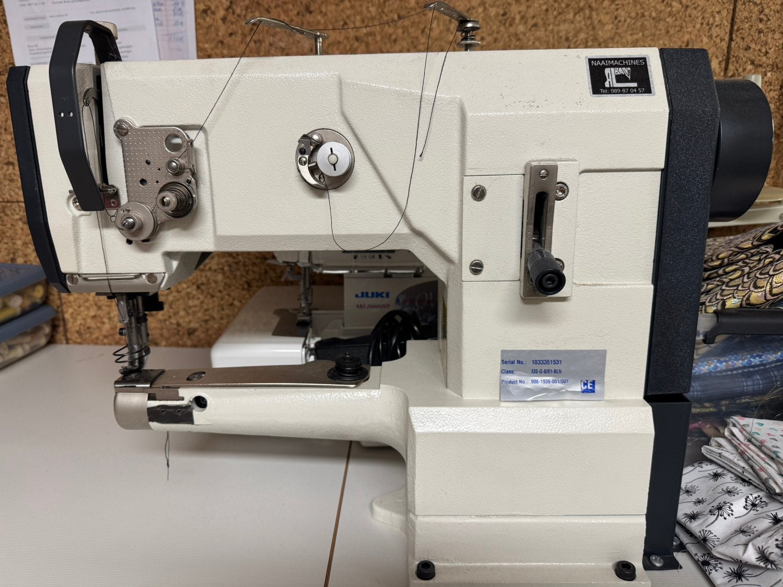 Pfaff 335 tripple transport vrije arm machine, Ophalen, Zo goed als nieuw, Pfaff
