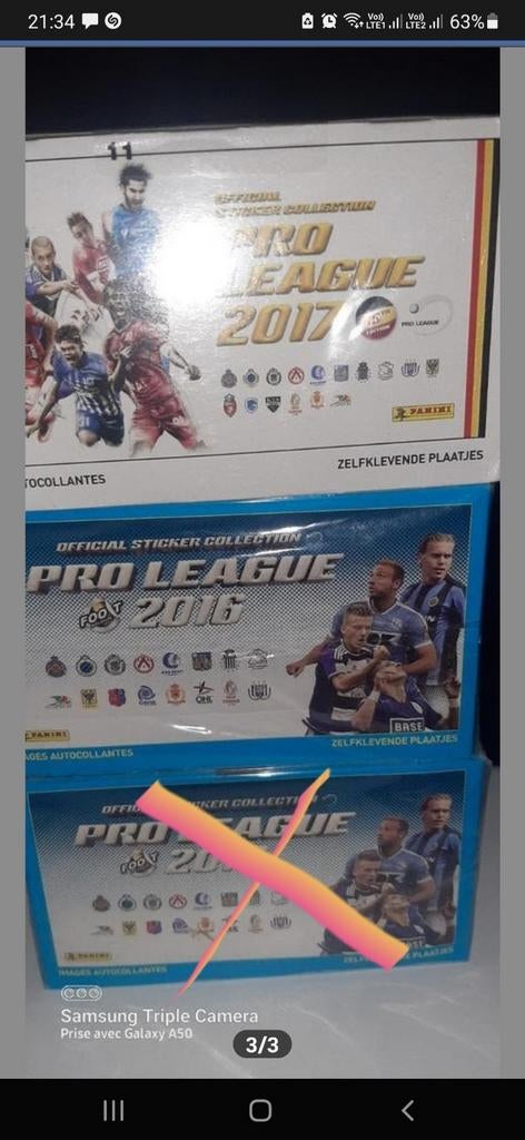 PANINI 2 BOX PROLEAGUE 2016/2017 SEALED, Envoi
