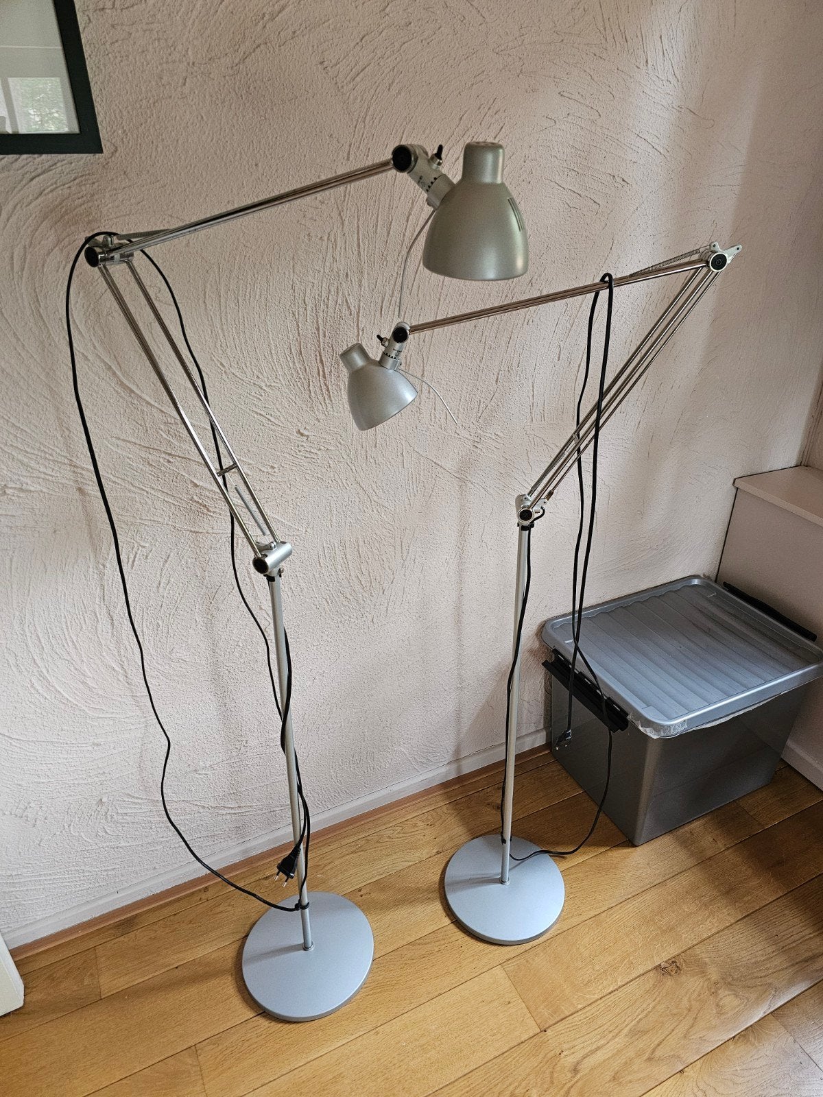 2 halogen leeslampen, Ophalen, Gebruikt, 150 tot 200 cm