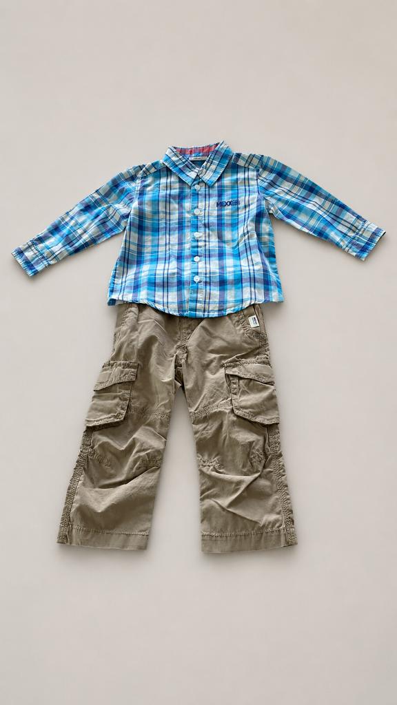 Mexx set hemdje + broek – nieuw met labels! maat 12m-18m, Kinderen en Baby's, Babykleding | Maat 74, Ophalen, Nieuw, Jongetje