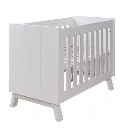Ledikant / Babybed - TWF Happy Island White, Ophalen, Gebruikt, Ledikant