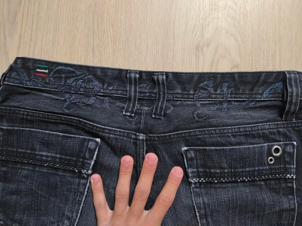Vintage dieseljeans met Vikerback, Kleding | Heren, Ophalen of Verzenden, Grijs