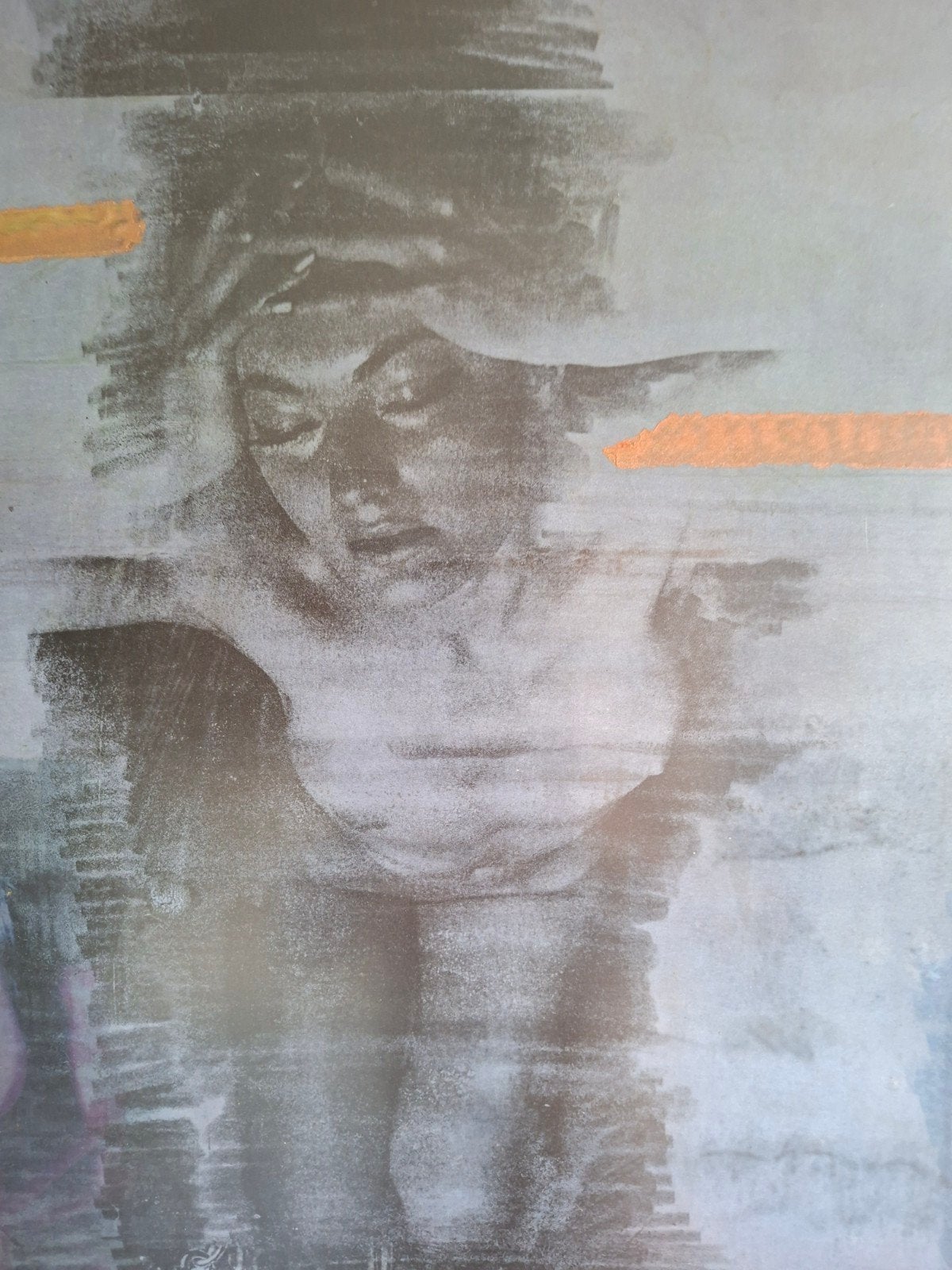MARA Pol "Enseignes endommagées" 1991 aquarel op zijde, Ophalen, Aquarel