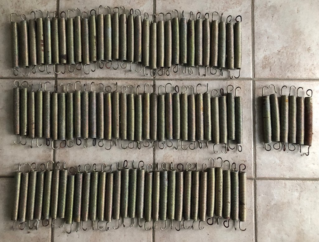 Ressorts pour trampoline 215 mm (96 pièces), Enlèvement, Comme neuf