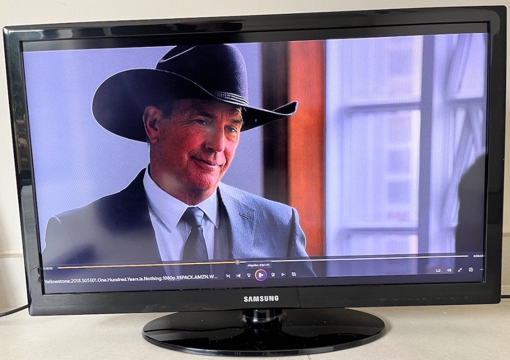 Appareil TV Samsung, récent, fonctionnant comme neuf., LED, Enlèvement ou Envoi, 60 à 80 cm, Comme neuf