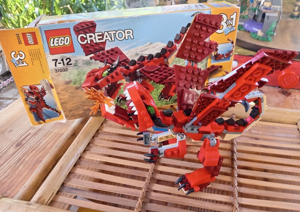 Lego Creator 31032 Red Creatures 2015 Instructions, Lego, Ensemble complet, Comme neuf, Instructions incluses