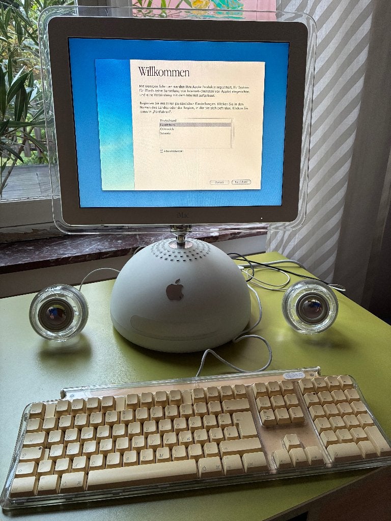 Vintage Apple iMac G4 15" (2002) - "Sunflower", Informatique & Logiciels, Enlèvement, Apple