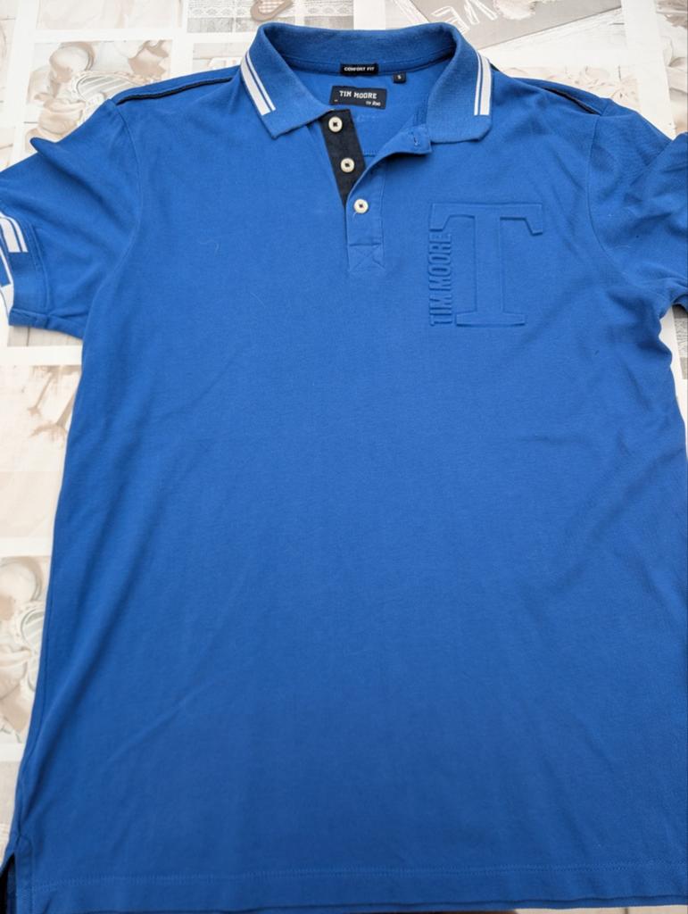 Tim Moore polo maat S, Kleding | Heren, Tim Moore, Blauw, Ophalen of Verzenden, Zo goed als nieuw