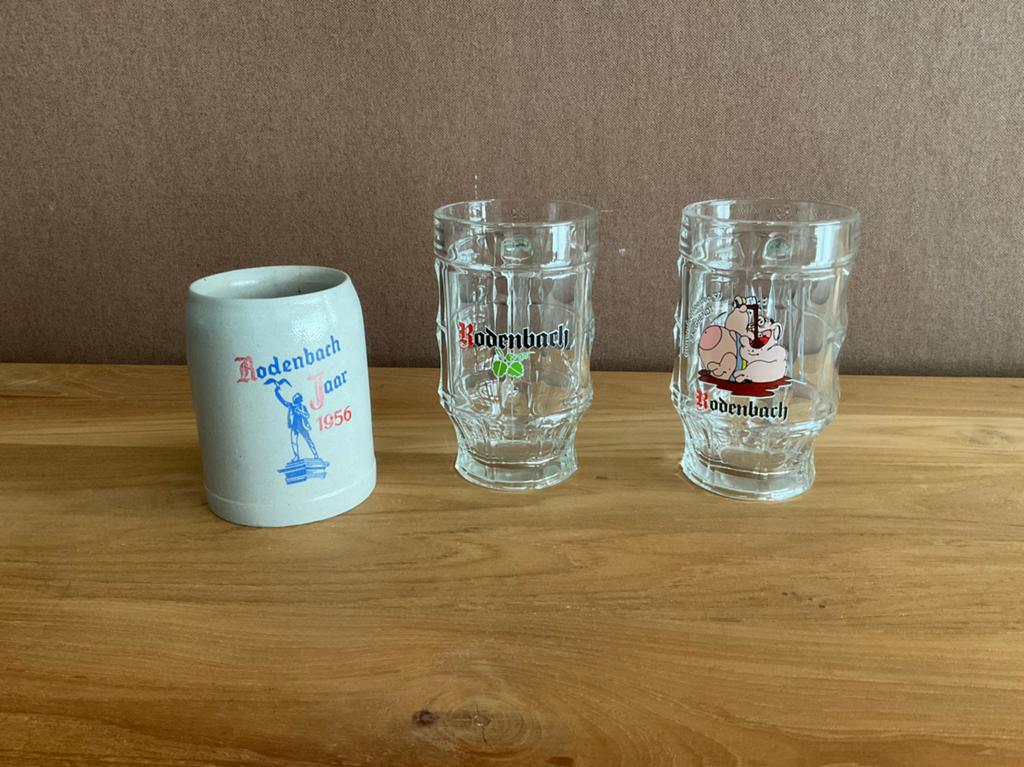 Rodenbach glazen, Enlèvement, Comme neuf