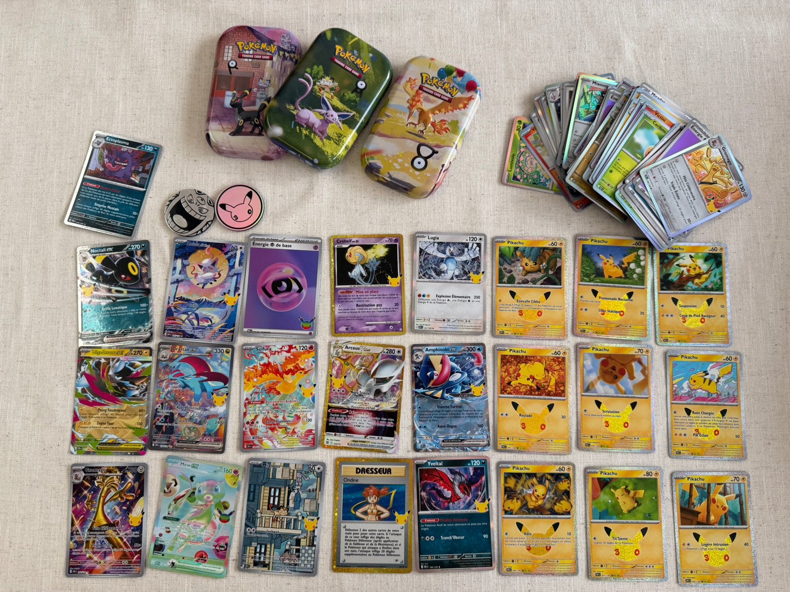 Lot de 60 cartes Pokémon, 30e anniversaire., Enlèvement ou Envoi, Comme neuf