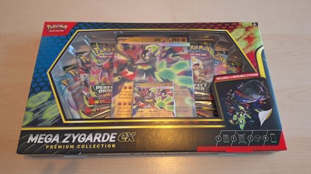 Pokémon Mega Zygarde EX Premium Collection Box Sealed Nieuw, Enlèvement ou Envoi, Neuf, Booster box, Foil
