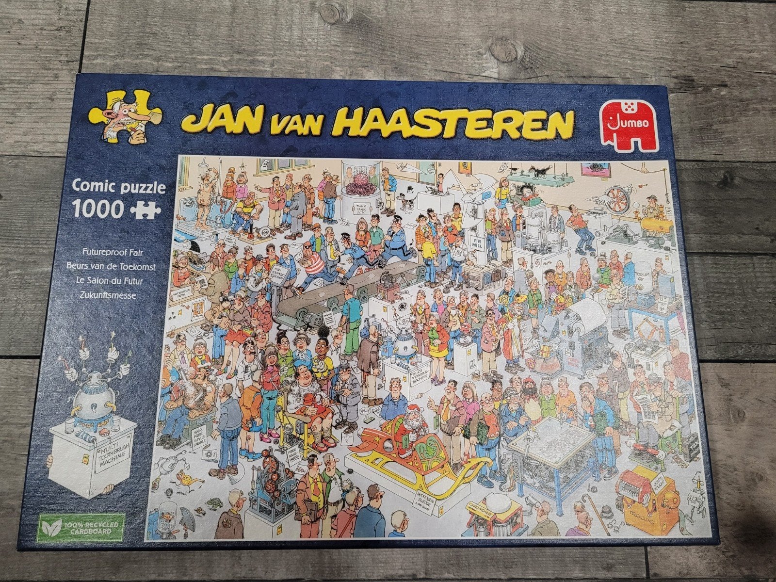 Puzzle 20067/ Le salon du futur / JVH/ 1000pc, Enlèvement ou Envoi, 500 à 1500 pièces, Utilisé, Puzzle