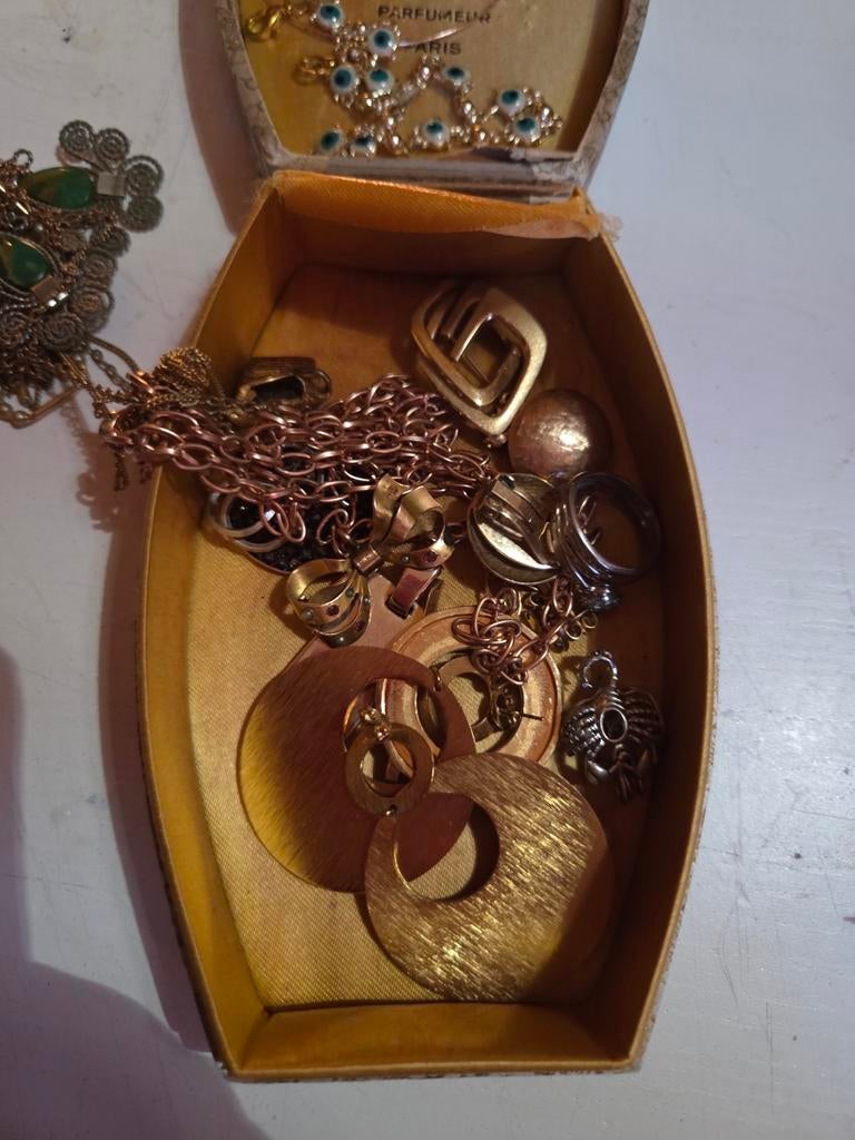 Lot de bijoux anciens et montres, Enlèvement ou Envoi