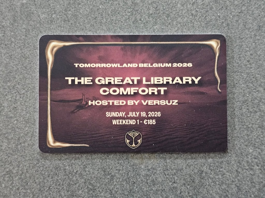 Tomorrowland - Pearlkaart (The Great Library comfort), Ophalen of Verzenden