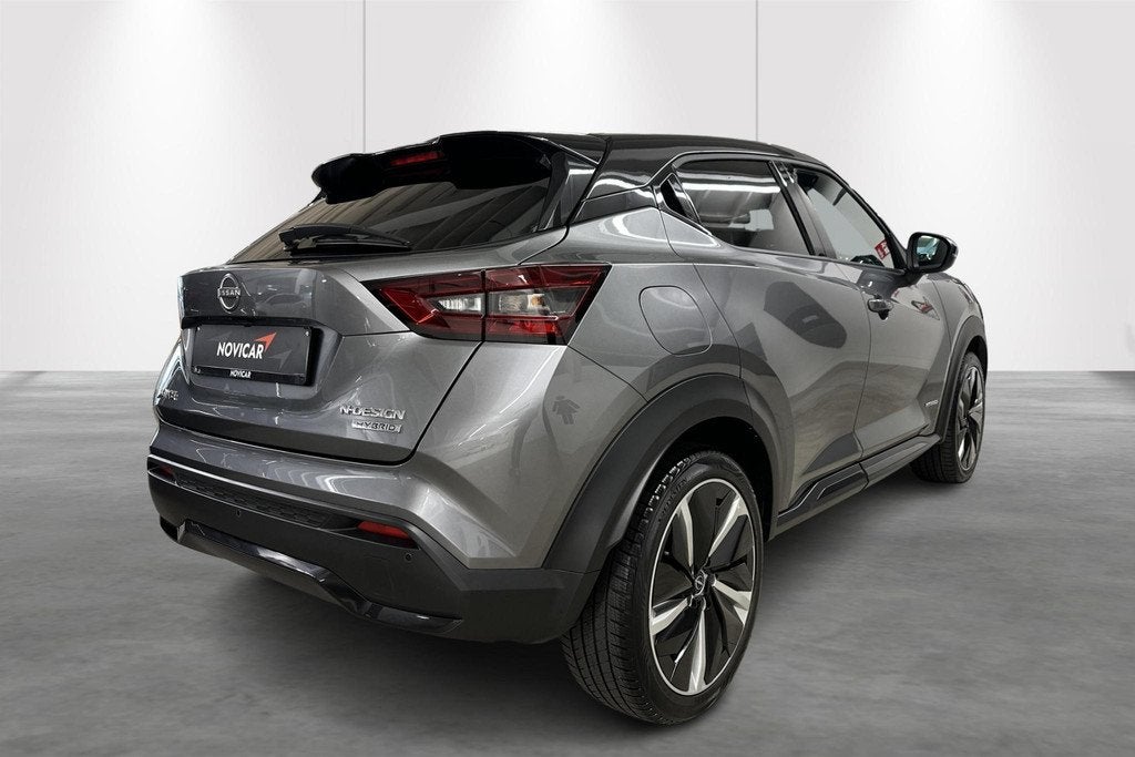 Nissan Juke 1.6 Hybrid 145 N-Design, Stof, Gebruikt, 750 kg, 4 cilinders