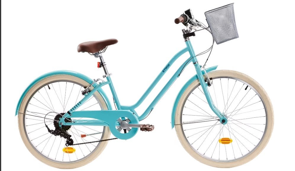 Vélo 22 pouces BTWIN 500 pour enfants 9-12 ans, Vélos & Vélomoteurs, Enlèvement, Comme neuf, 20 pouces ou plus