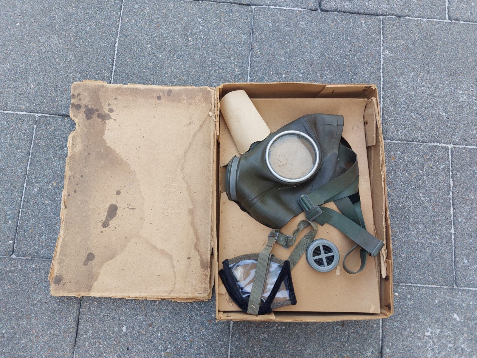 Luftschutz Volksgasmaske allemand WW2, Enlèvement ou Envoi, Armée de terre, Autres types
