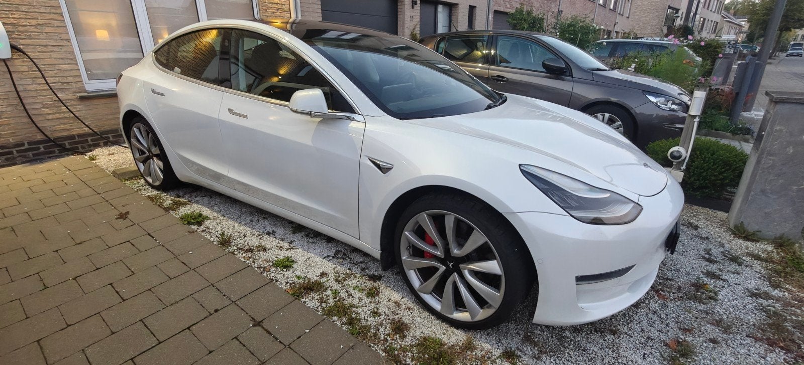 Tesla model 3 performance 513Pk, Autos, Cuir, Achat, Phares entièrement LED, Noir