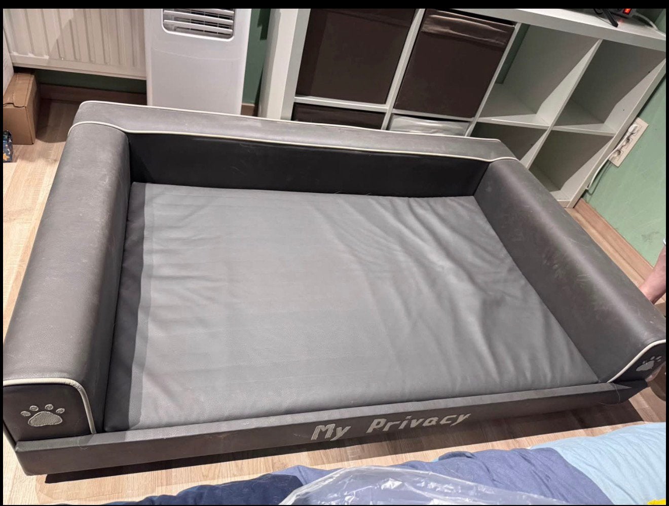 Hondenmand leer 145x95, Animaux & Accessoires, Paniers pour chiens, Enlèvement, Comme neuf, Cuir