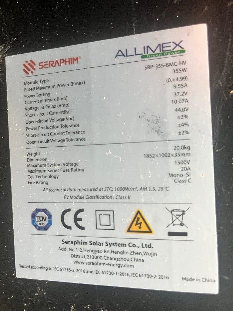 20 zonnepanelen te koop (optioneel met omvormer), Ophalen, Zo goed als nieuw, Compleet systeem