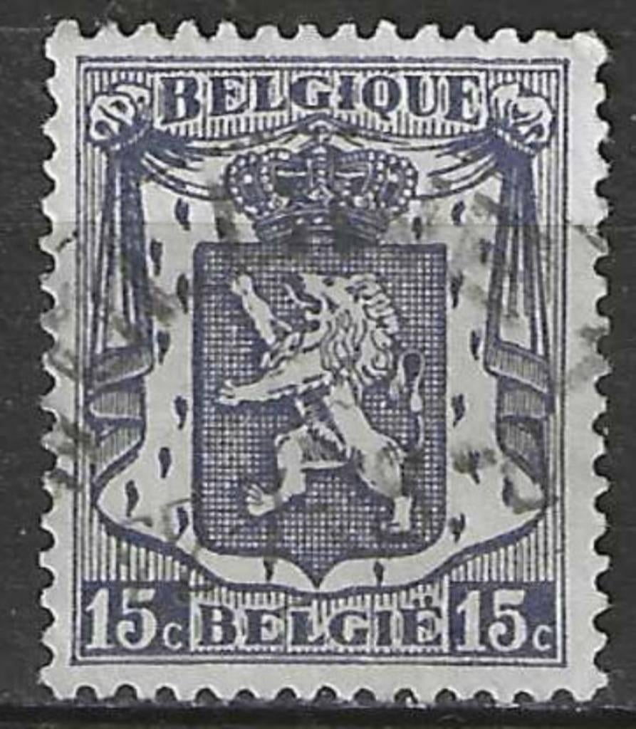 Belgie 1935 - Yvert/OBP 421 - Klein Staatswapen 15 c. (ST), Postzegels en Munten, Verzenden, Gestempeld, Gestempeld