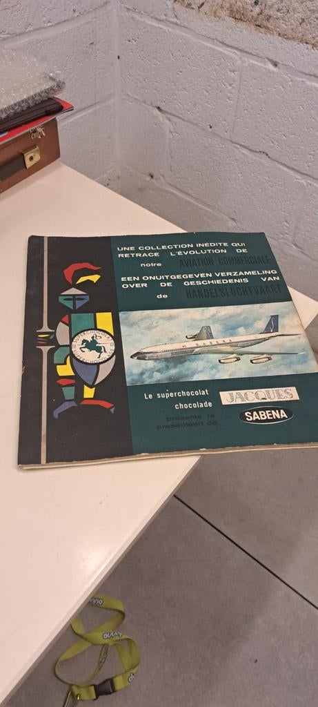 Sabena - Chocolat Jacques - complet - 1960, Enlèvement ou Envoi, Utilisé