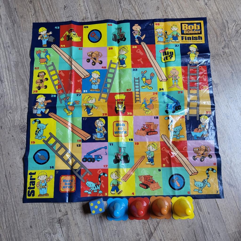 Laddertjesspel Bob de Bouwer, Een of twee spelers, Ophalen of Verzenden, Gebruikt
