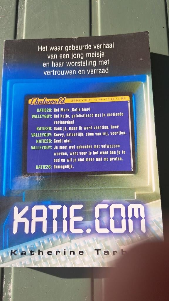 Tienerboek Katiepuntcom Katherine Tarbox, Ophalen of Verzenden