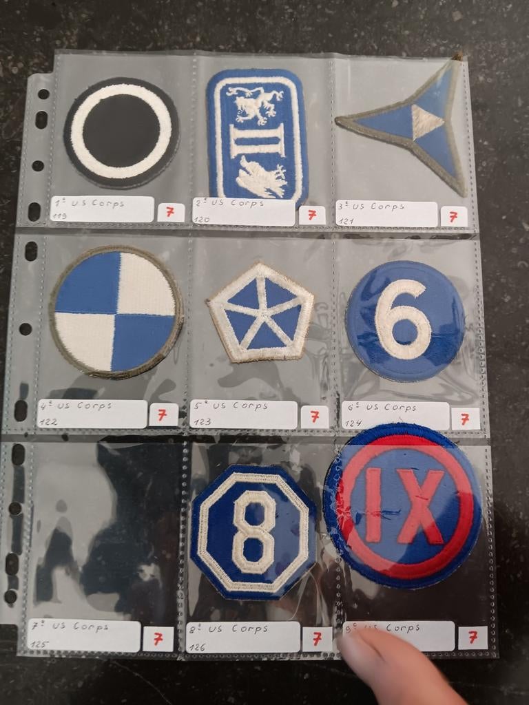 Us ww2 patches, Enlèvement ou Envoi