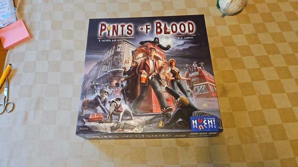 jeu de plateau jeu de stratégie Pints of Blood Tactics Game, Trois ou quatre joueurs, Enlèvement ou Envoi, Neuf