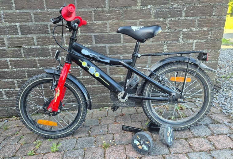 Vélo pour enfants de 16 po, Enlèvement, Utilisé, Stabilisateurs