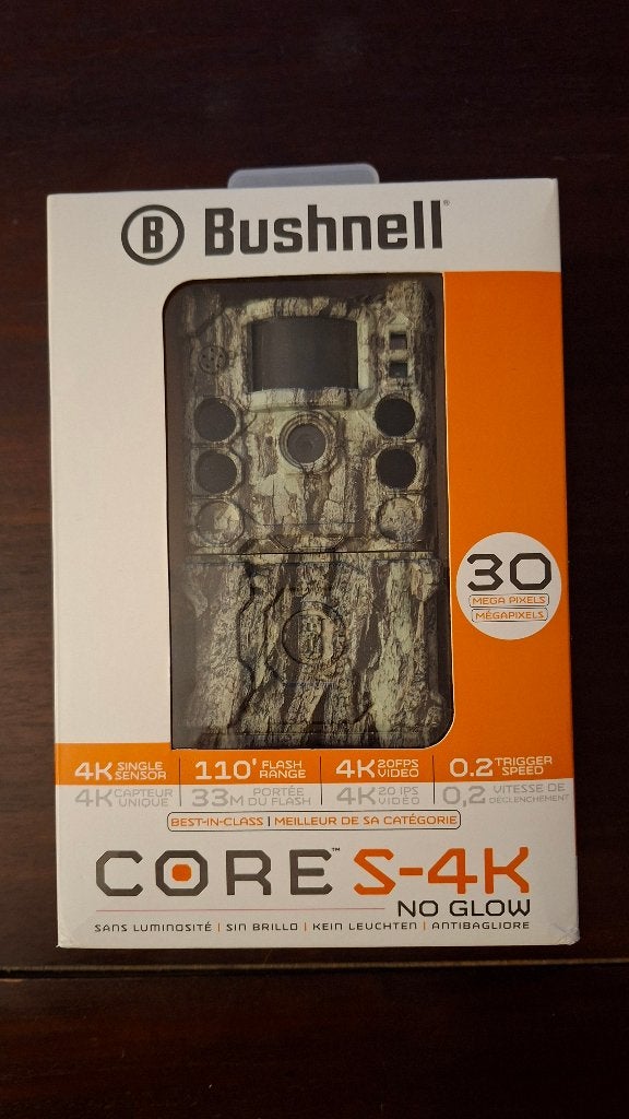 Piège photographique Bushnell Core S-4K No Glow NEUF, Enlèvement, Neuf, Caméra extérieure